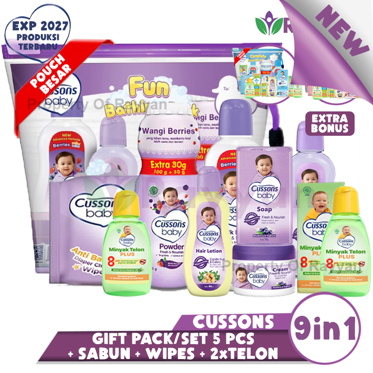 (CP)Cussons Baby Pack 9in1 / Fun Bathing