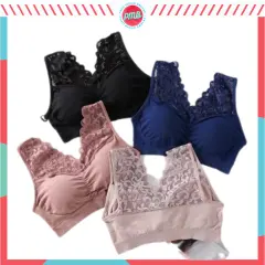 Womens V neck brocade bra no wire code B900 BH sport women no wire import