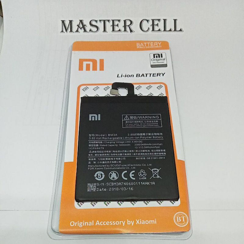 Batterie Originale Xiaomi BM3A / BM-3A - Neuf Emballé - Pour Modèles Compatibles Xiaomi