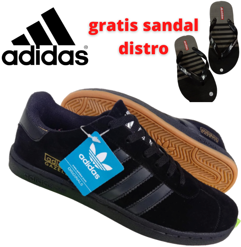 Foto sepatu 2025 adidas hitam