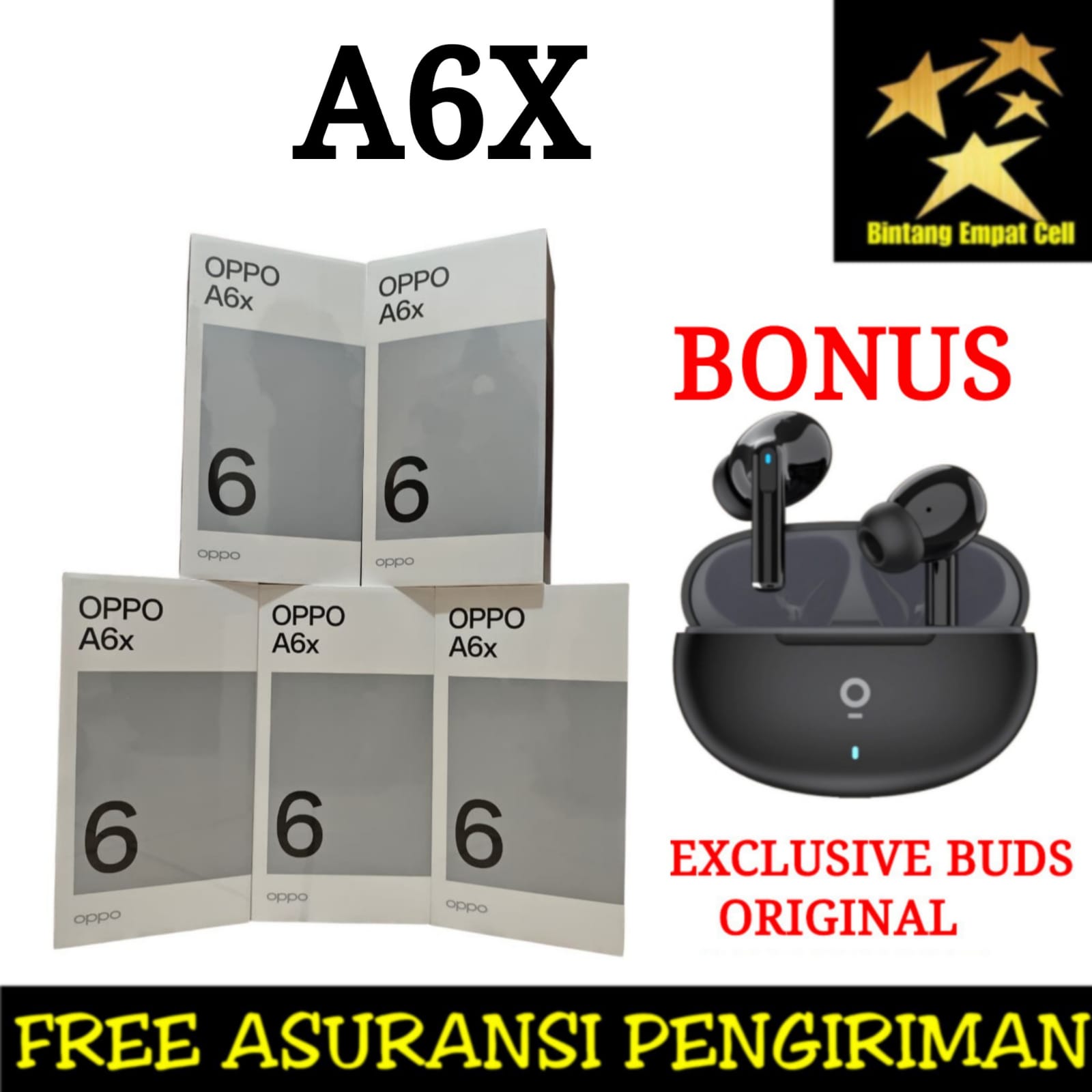 Oppo A6X 4/64 & 4/128 & 6/128 & 6/256 Official Warranty Harga  1,469,000 Ringgit*Penghantaran Percuma