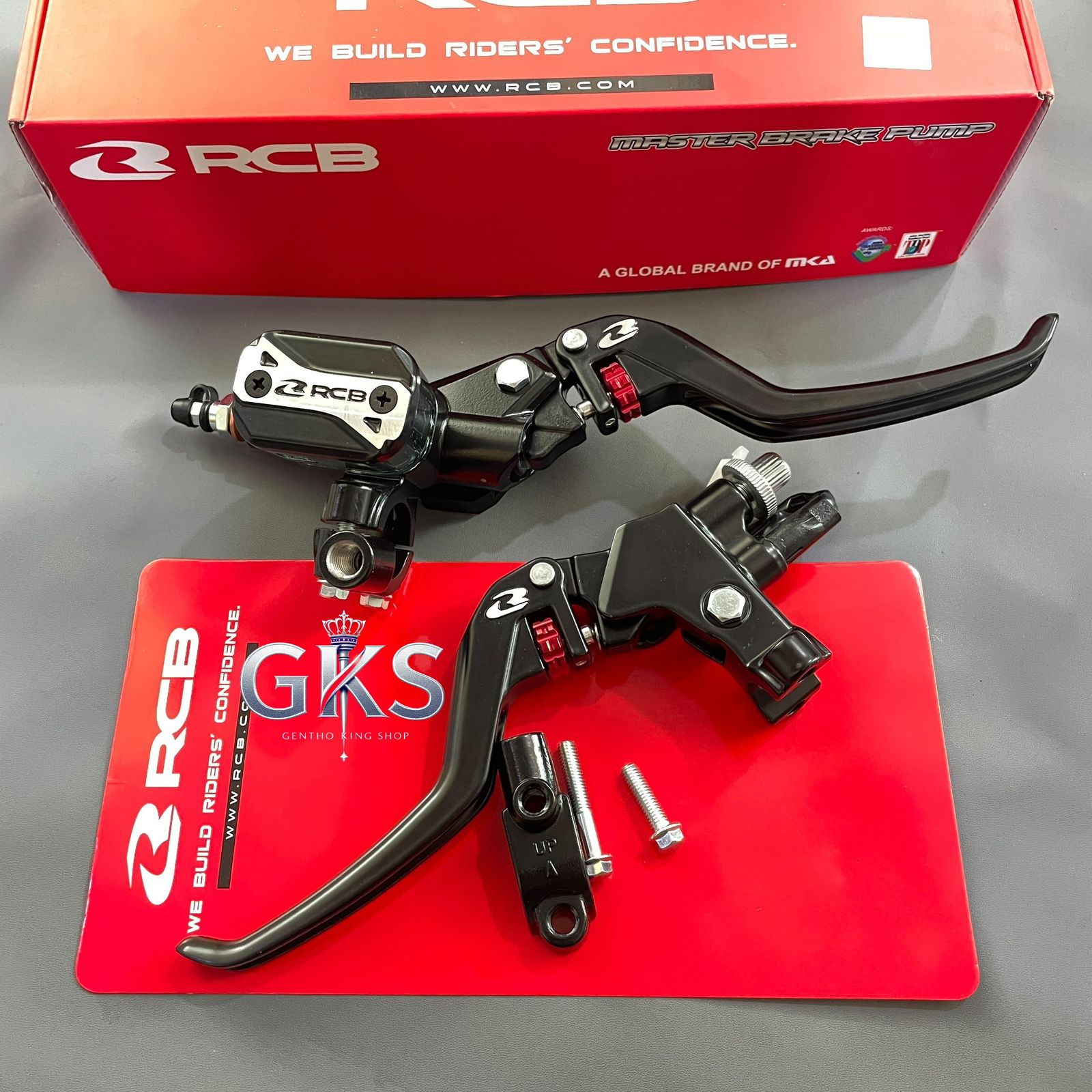 Master Brake Rcb Right 14mm (E3+) Box Model Set Left Clutch / Original Brake Rcb Mio Rx King Ninja R15 Klx Crf Vixion Cbr Tiger Fu Beat Scoopy Vario Aerox Harga 866,250 rupiah*Gratis Ongkir