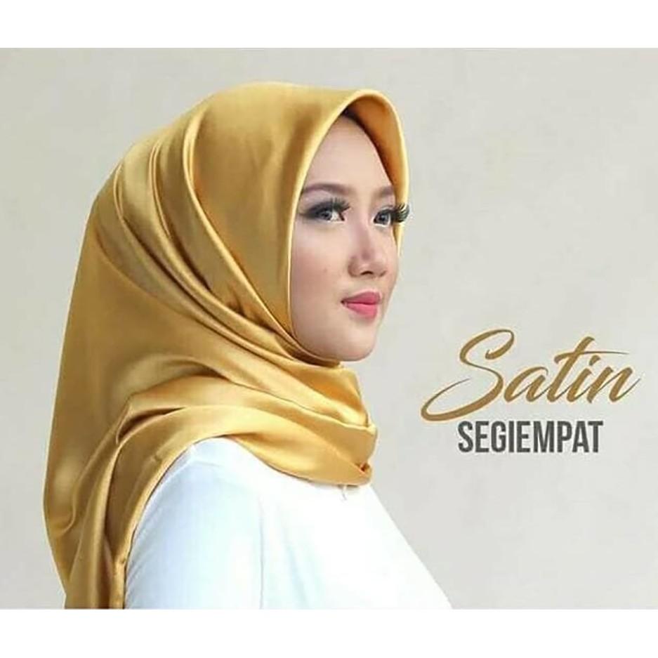 hijab kain satin