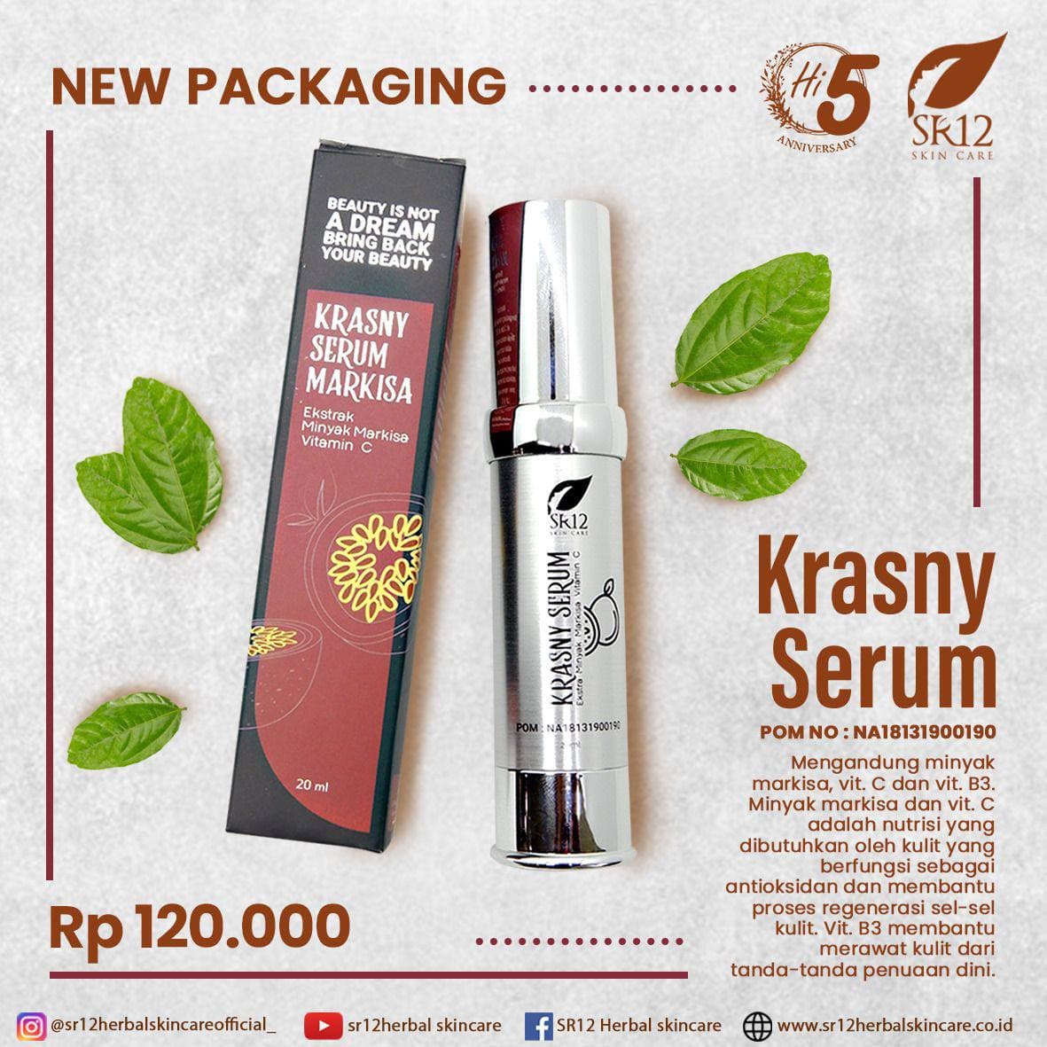 Lazada Indonesia - SERUM GLOWING HERBAL BPOM 100% ORI/ SERUM FLEK HITAM/ SERUM KULIT KERING/KRASNY SERUM MENYAMARKAN FLEK HITAM/MENCERAHKAN WAJAH/SEBAGAI ANTIOKSIDAN WAJAH/MEREGENEASI SEL-SEL KULIT