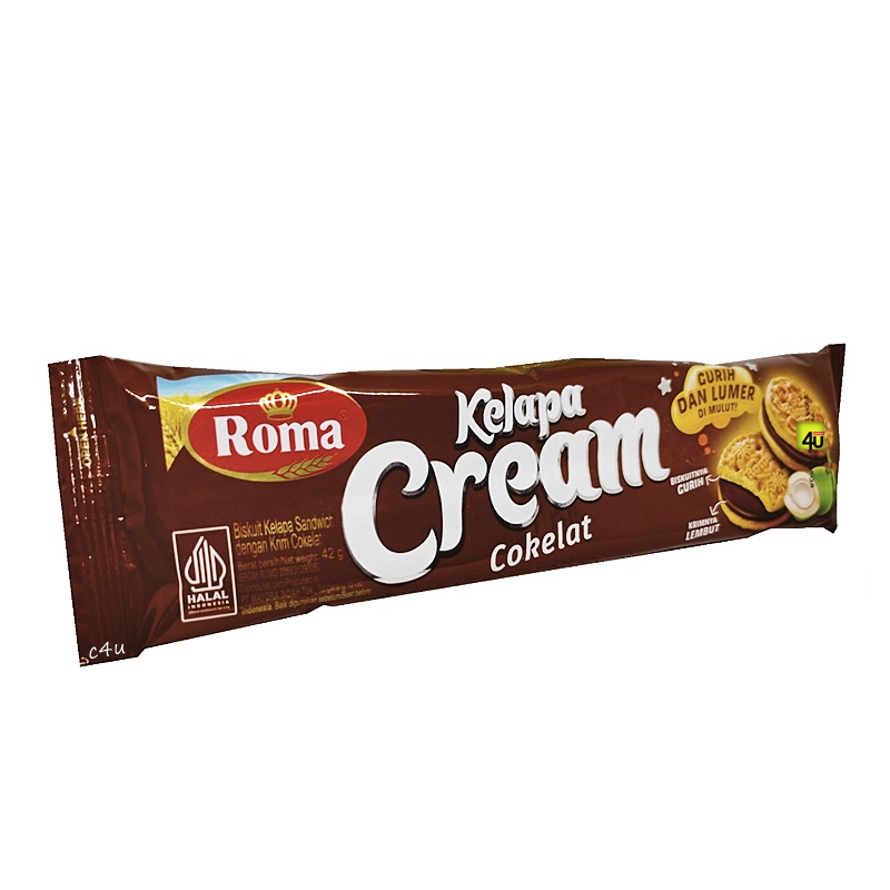 ROMA KELAPA CREAM COKLAT SCHT 39.5 GR