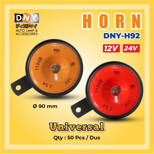 KLAKSON HORN UNIVERSAL DNY-H92 Harga 36,039 rupiah*Gratis Ongkir