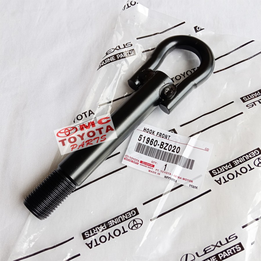 Towing Hook Besi Cantolan Derek Depan Avanza Xenia 51960-BZ020 Harga 65,000 rupiah*Gratis Ongkir