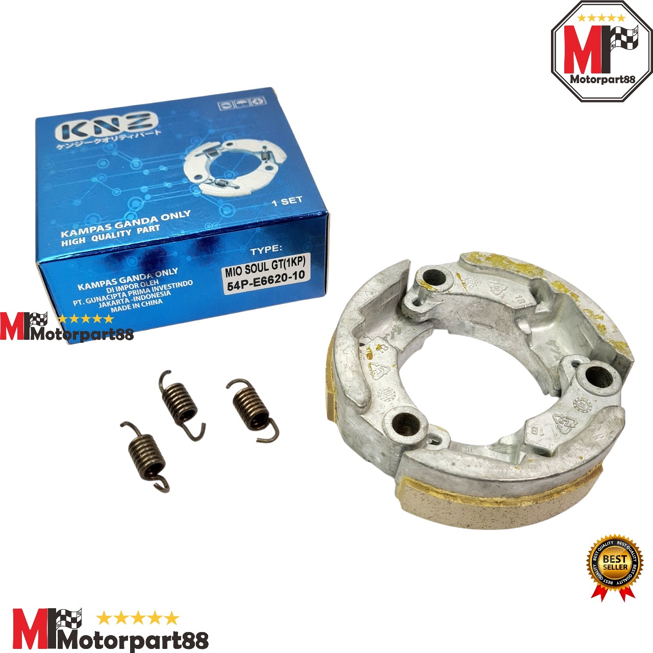 Double canvas automatic clutch only Mio soul GT 1KP 54p-10 KNZ Harga 126,900 rupiah*Gratis Ongkir