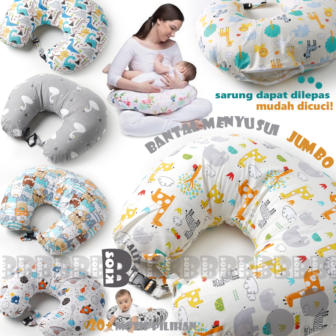 Jumbo Bantal Menyusui / Bantal IBU ASI /KASUR Bayi / Nursing PILLOW/ Bansu Kado Bayi