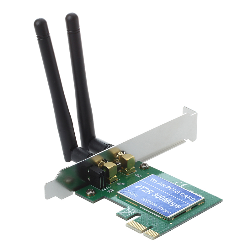 PCI Express PCI-e 300Mbps IEEE /g/n Wireless WiFi Network Card  Adapter 