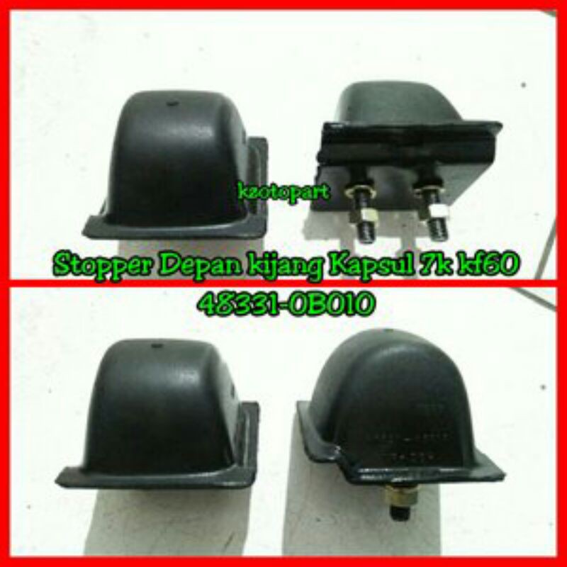 KARET STOPPER STOPER PER DEPAN TOYOTA KIJANG KAPSUL 7K KF60 483310B010 Harga 45,000 rupiah*Gratis Ongkir