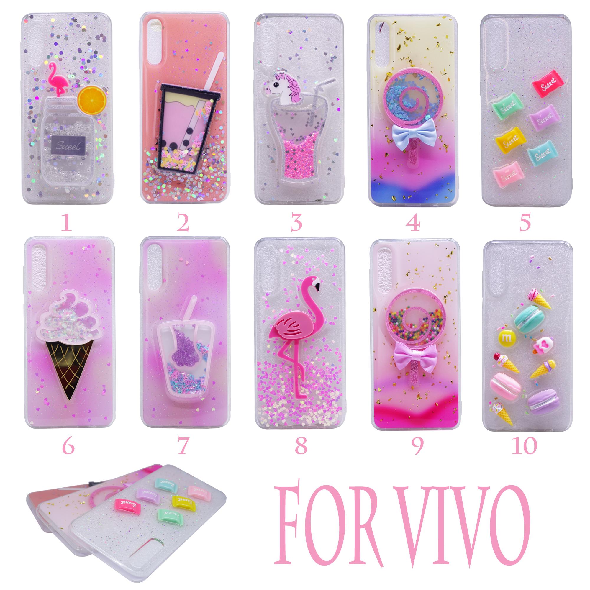 Vivo V15 Pro 3d Glitter Blink Soft Case