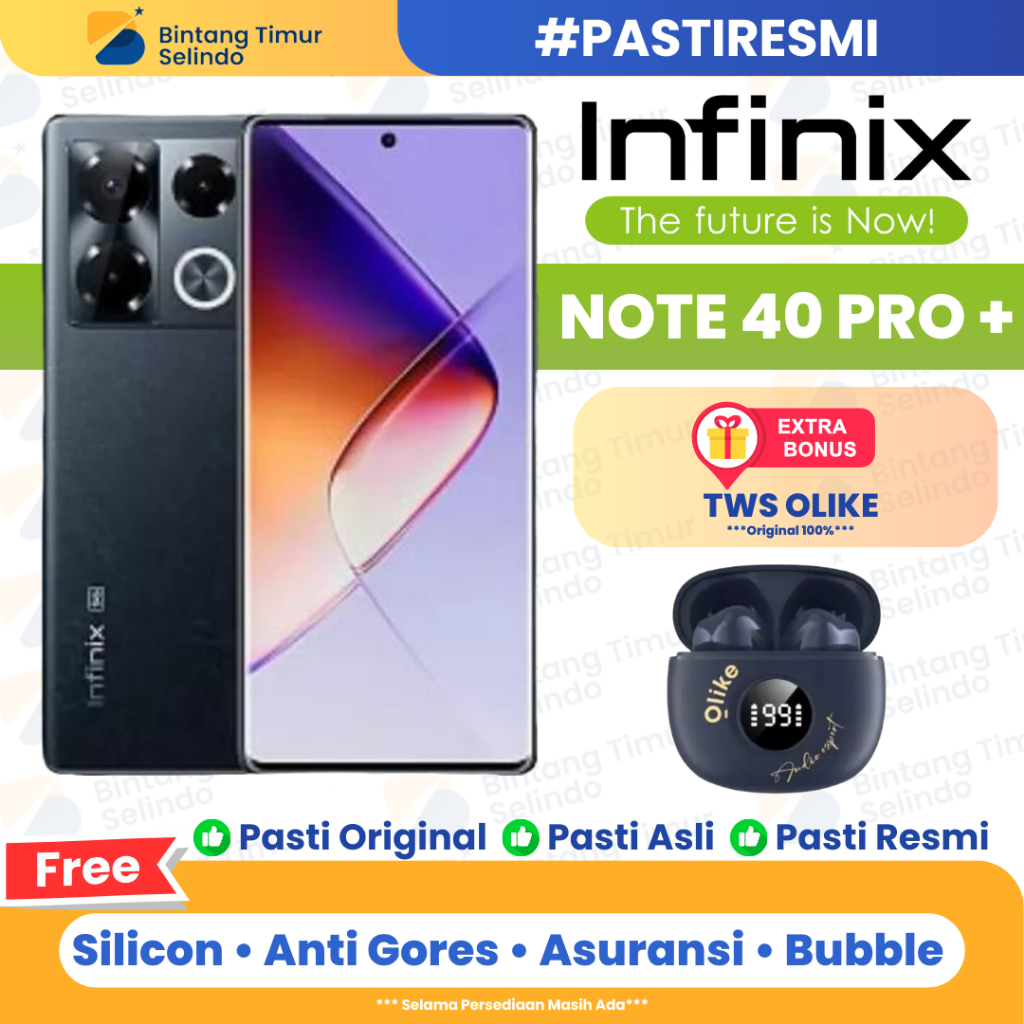 Infinix Note 40 Pro Plus 5g 12/256Gb - Official 1 Year Warranty - Jenama Infinix Harga 2,950,000 Ringgit*Penghantaran Percuma
