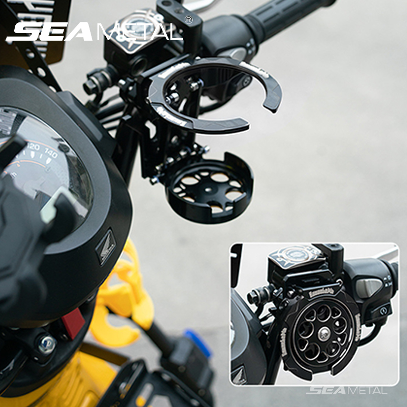 Universal anti-slip seametal motorcycle drinking bottle holder in seametal handlebar View Mirror Harga 66,900 rupiah*Gratis Ongkir