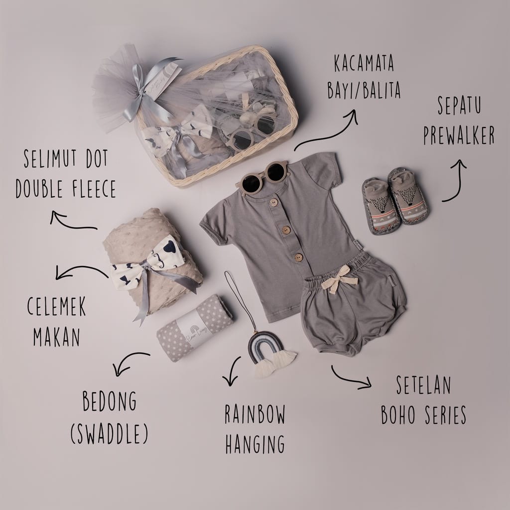 Exclusive Elmer Living Newborn Hampers Kado Lahiran Bayi Eksklusif