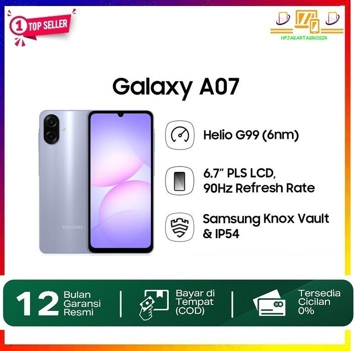 Samsung Galaxy A07 Lte 4/64Gb Harga  1,083,500 Ringgit*Penghantaran Percuma