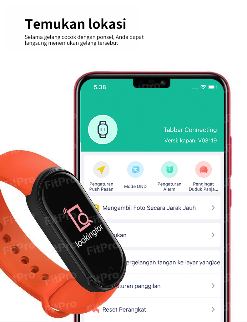 Gelang Mi Band Fitpro Strap Xiaomi Mi Band Mi Band Fitpro M3 M4 M5