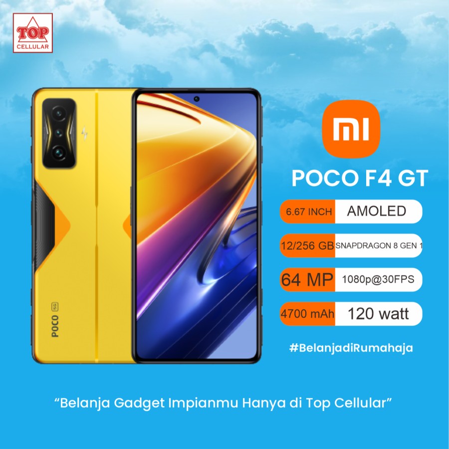 XIAOMI POCO F4 GT [12/256 GB] GARANSI RESMI Giá 8,599,000 Đồng*Miễn phí vận chuyển