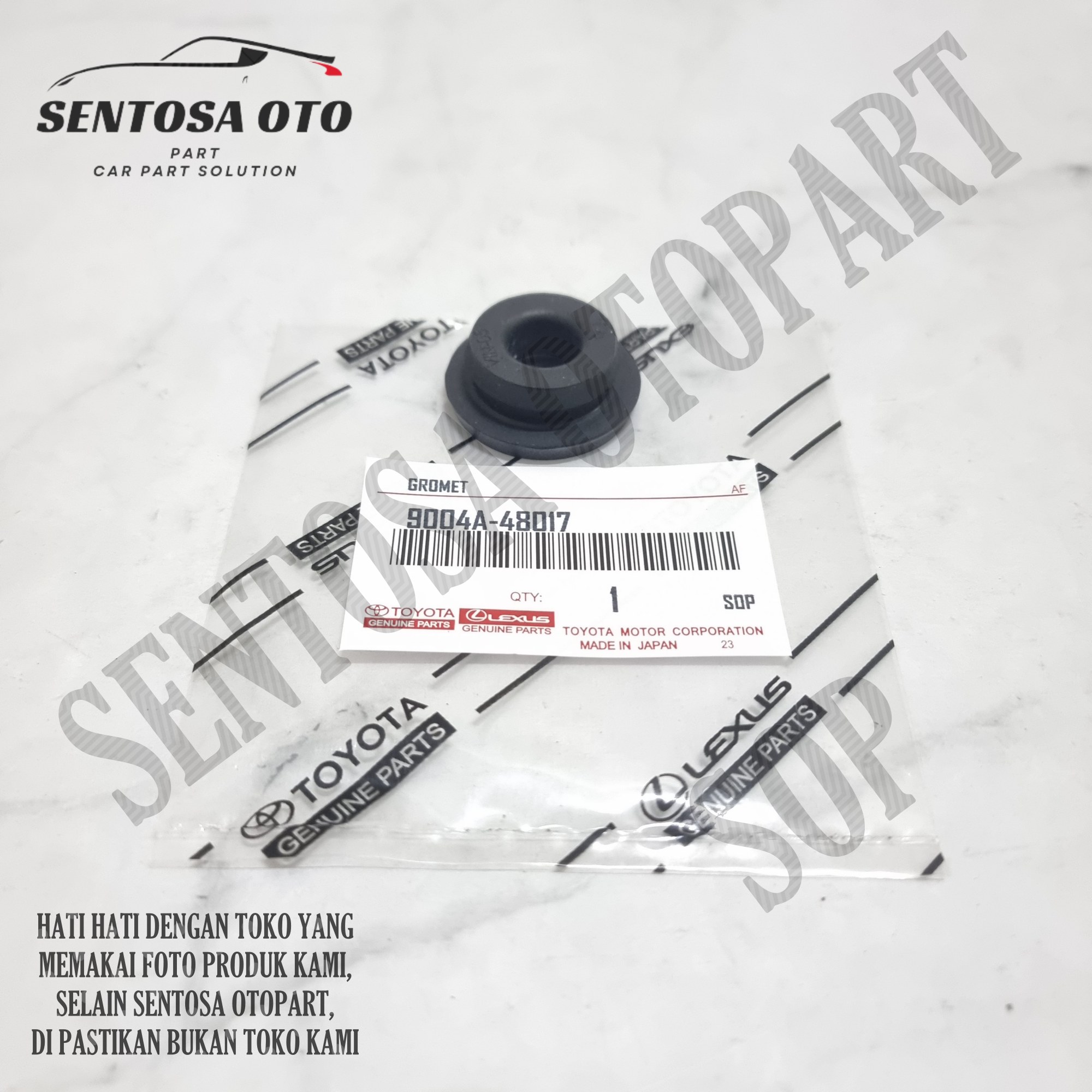 Karet Dudukan Radiator Atas Avanza Xenia Rush Terios Gran max Luxio All New Avanza Xenia Veloz P/N 9004A-48017 Harga 3,500 rupiah*Gratis Ongkir