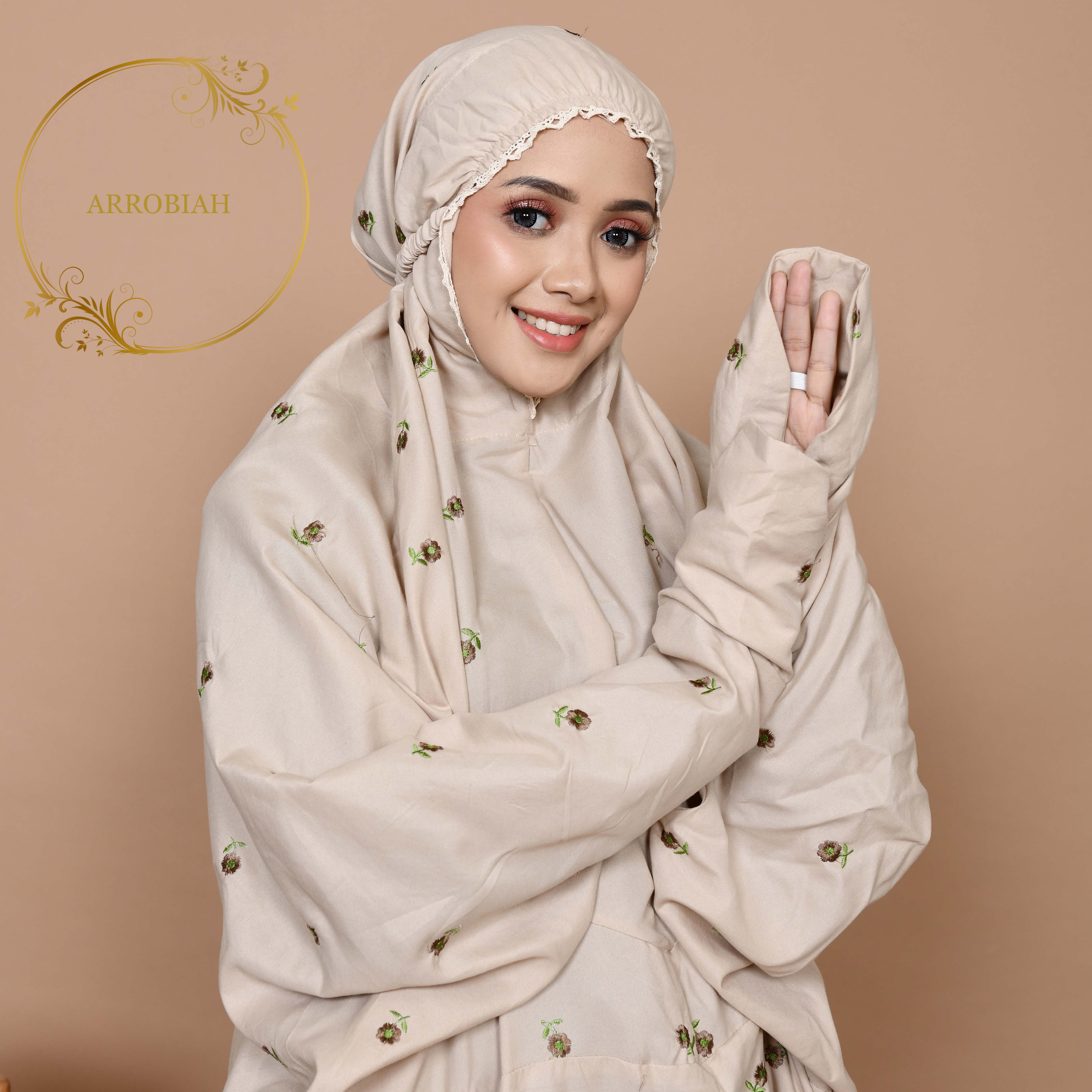 Premium cotton one thousand flower pattern Muslim dress