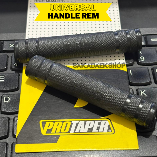 Protaper 2 Pcs Rubber Motorcycle Brake Handles Black Pair Universal Best Quality for Motorcycles - Merek Tidak Ada Merek Harga 7,110 rupiah*Gratis Ongkir