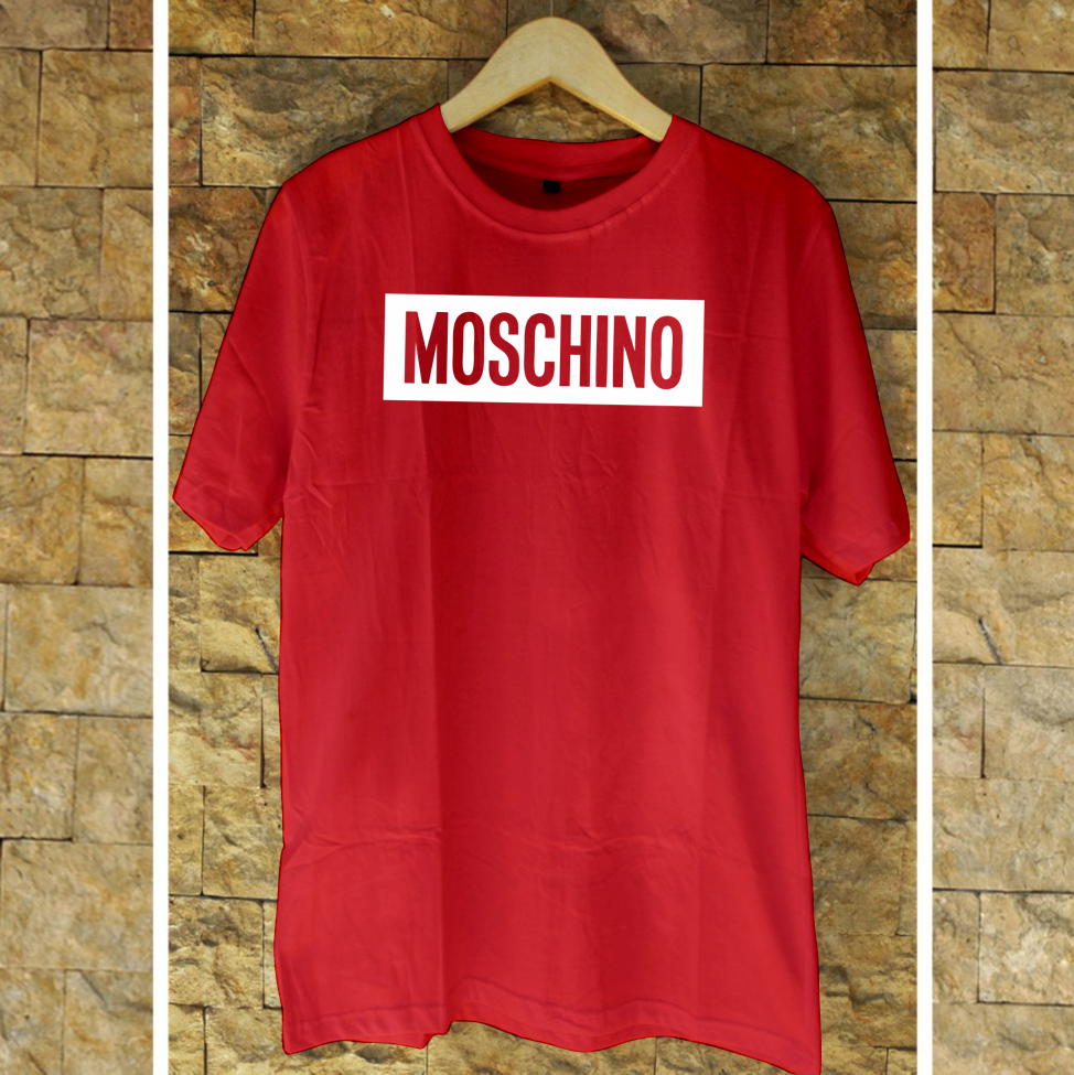 Kaos Pria Baju MOSCHINO // t-shirt 