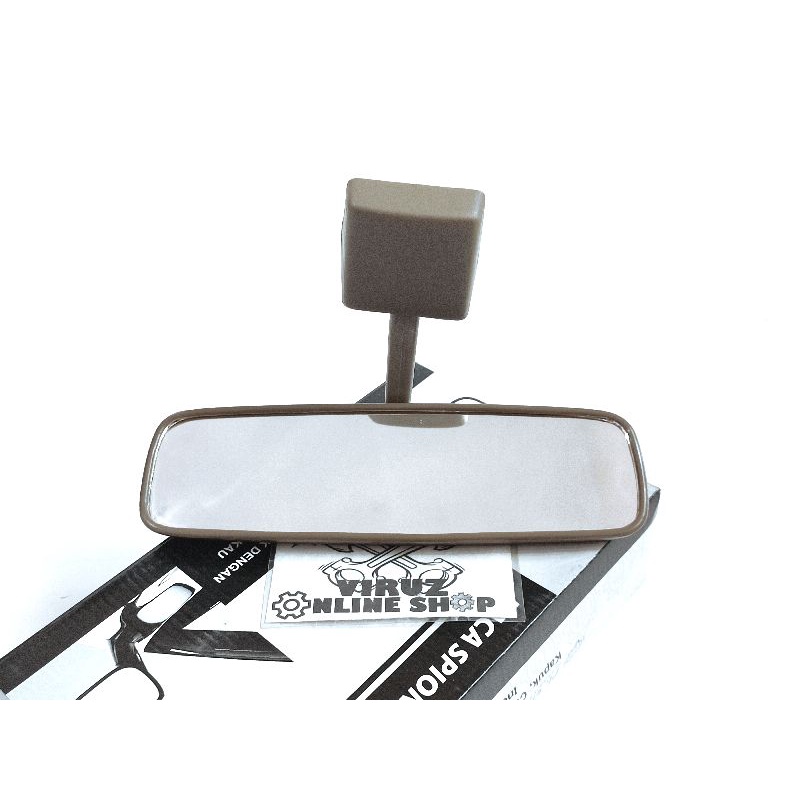 KACA SPION DALAM KABIN INTERIOR TOYOTA KIJANG SUPER KF-50 KF50 COKLAT EMGI 3742 Harga 66,000 rupiah*Gratis Ongkir