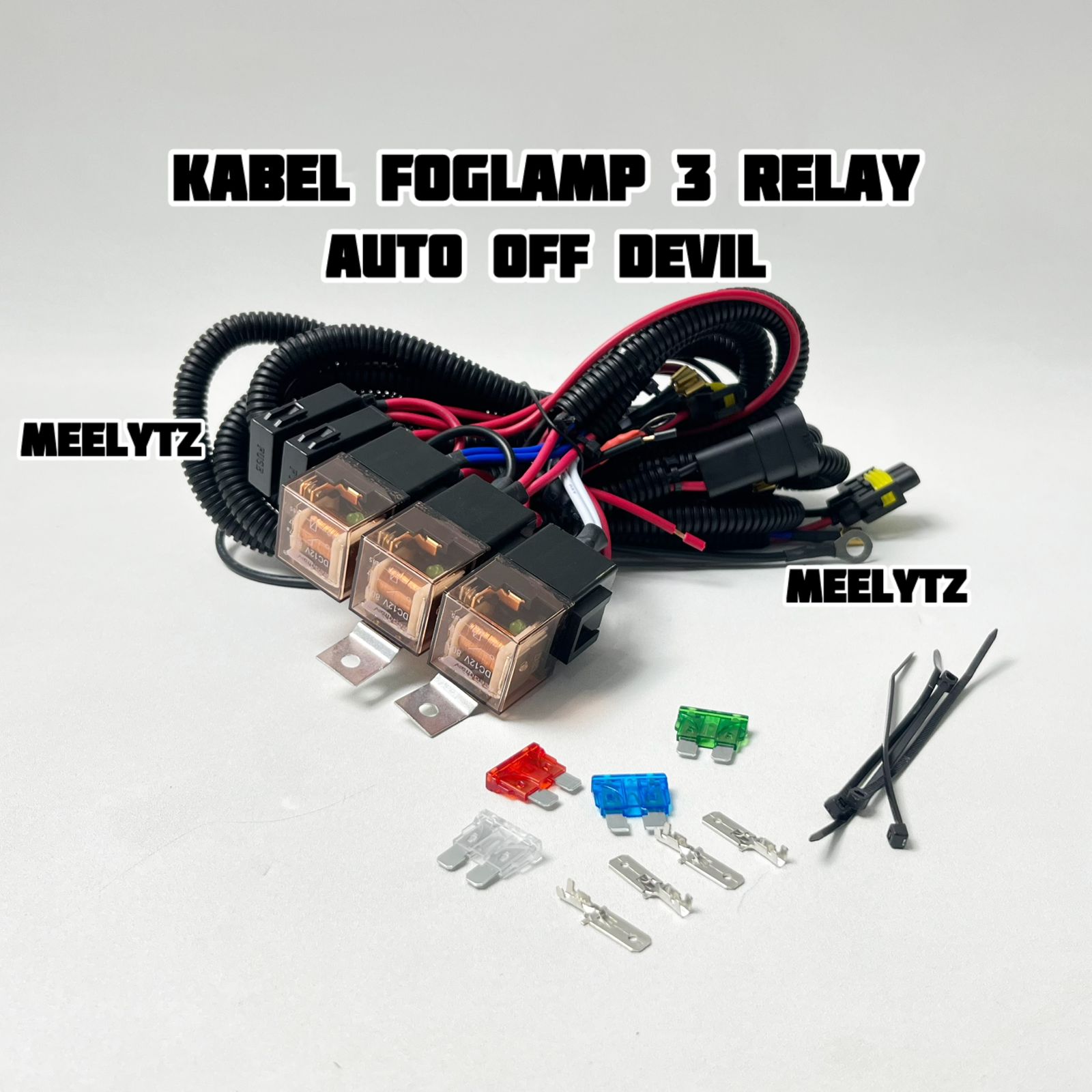 Relay Set Foglamp 2 Relays and 3 Relays Harga 185,000 rupiah*Gratis Ongkir