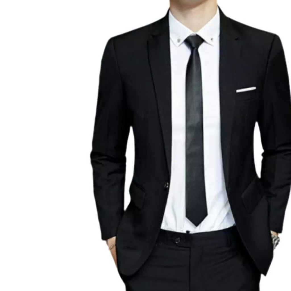 Black Suits Men's Blazer Suits/ Office Suits wisuda Suits