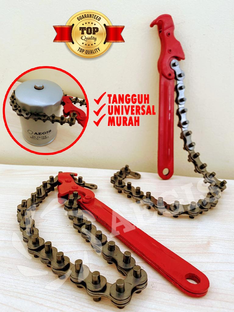 KUNCI FILTER OLI KUNCI FILTER SOLAR Model Rantai UNIVERSAL MURAH! Harga 39,900 rupiah*Gratis Ongkir