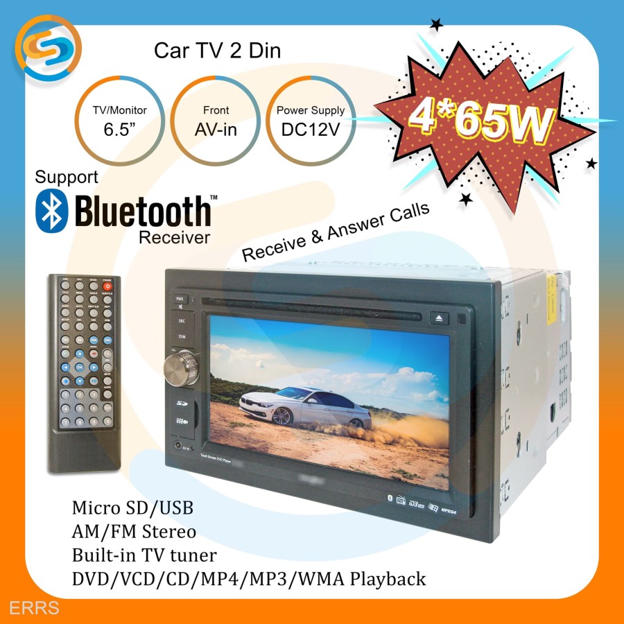 Head Unit TV / Tape Mobil Double Din CD / DVD / VCD / MP3 / MP4 / Bluetooth Giá 1,365,000 Đồng*Miễn phí vận chuyển