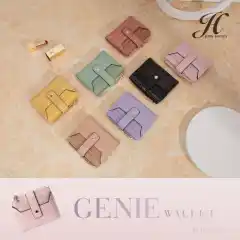 Dompet Wanita Croco / Dompet Genie Wallet / Dompet Kartu Wanita/ Dompet Lipat Wanita / Dompet Lipat Mini terbaru 2024
