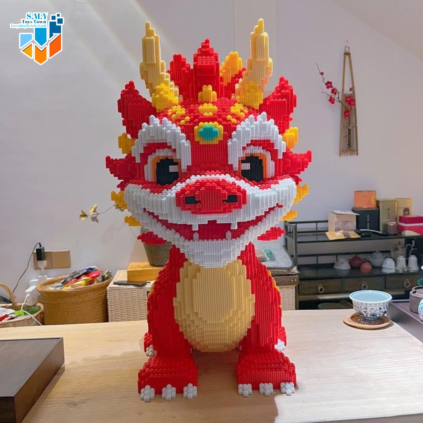 SMY ToystownDragon Chinese New Year Imlek Mainan Bangunan Nano Block Bricks Mainan Edukasi Balok Susun…