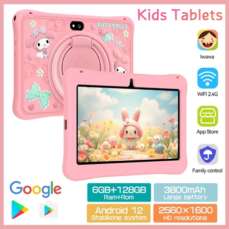 【Bisa COD】2025Tablet anaK F08 Kids Anak Tablet 10.1 Inch 8+128GB Murah Android Edukasi Belajar Layar Sentuh IPS 7 Inch WiFi Only 6800 mAh Kids Study Tablet Touch Harga 660,000 Ringgit*Penghantaran Percuma
