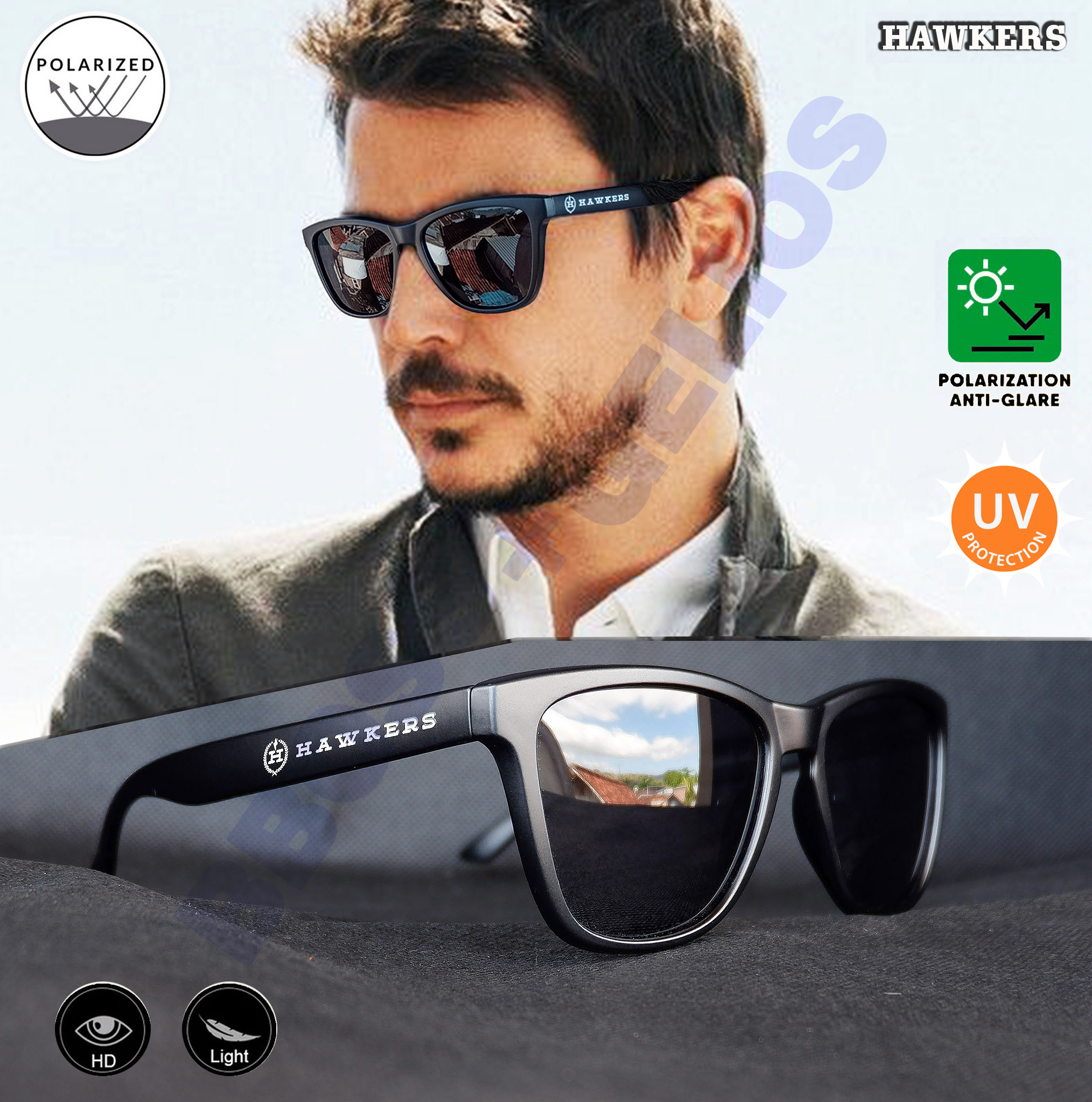 Kacamata Hawkers Polarised Sunglasses KACAMATA HITAM