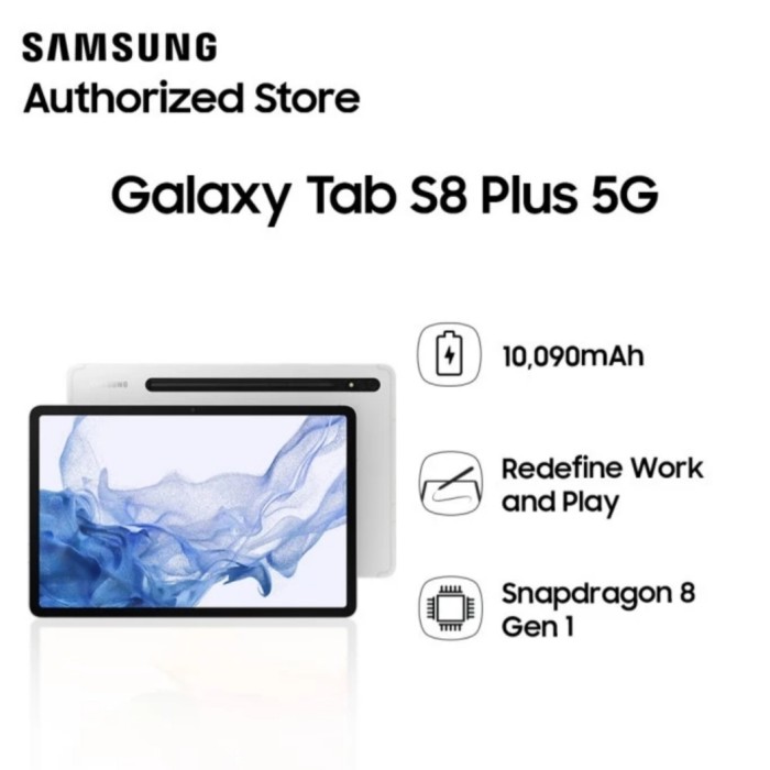 Samsung Galaxy Tab S8+ X806 5G 8/256GB Garansi Resmi Harga  16,999,000 Ringgit*Penghantaran Percuma