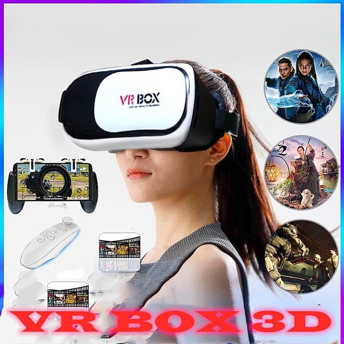 Virtual 3D reality glasses Vr Box smartphone - Vr box generasi 2.0 A