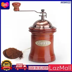 PROMO!! Noble Alat Penggiling Biji Kopi Coffee Bean Grinder - E815 - Brown