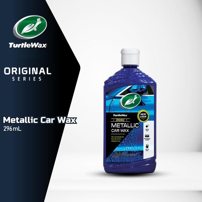 Turtle Wax Metallic Car Wax Liquid 296 ml Car Motorcycle Helmet Shine Harga 75,400 rupiah*Gratis Ongkir