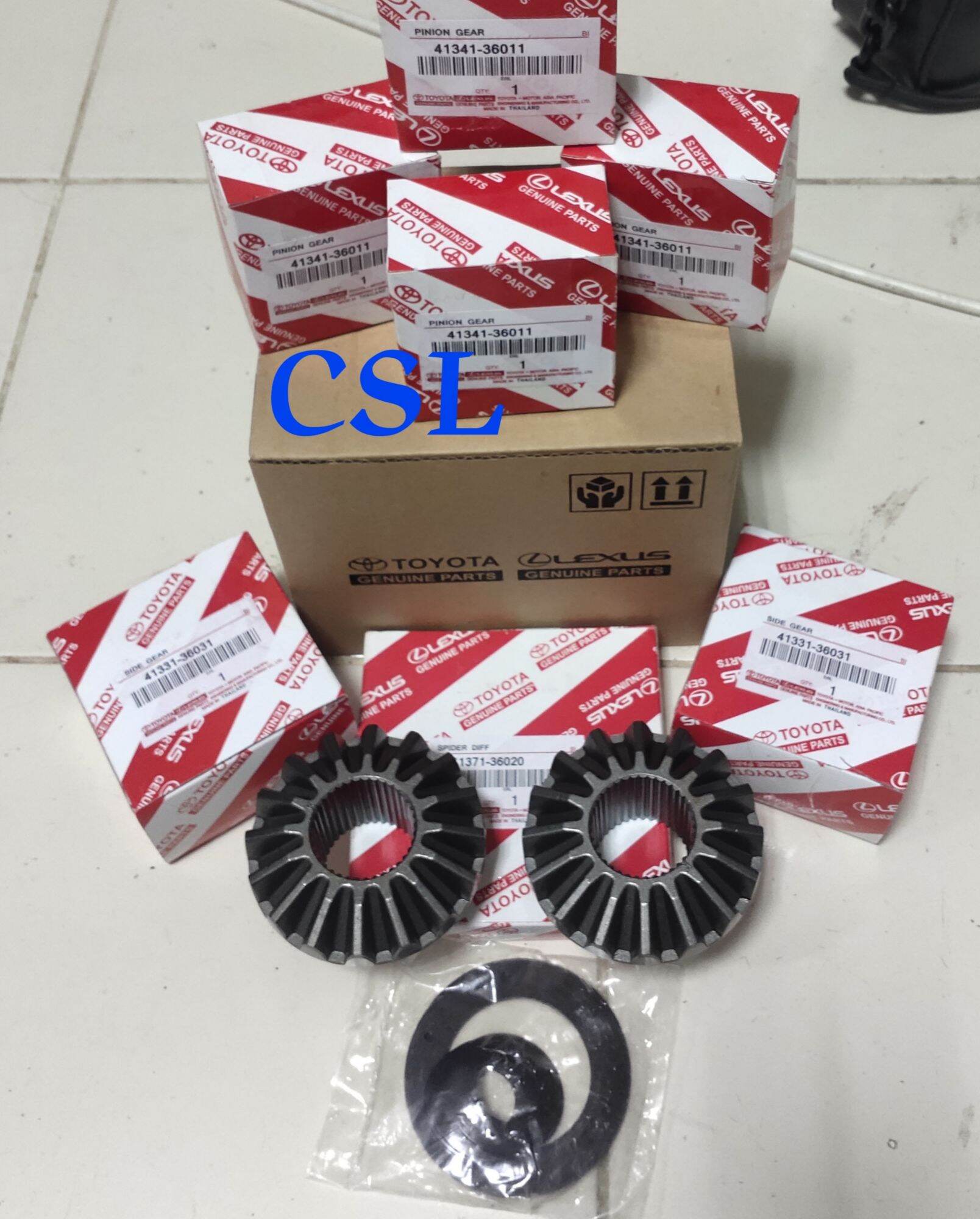 GIGI BOLU SET FOUR PINION RINO 14B 41331-36031 Harga 580,000 rupiah*Gratis Ongkir