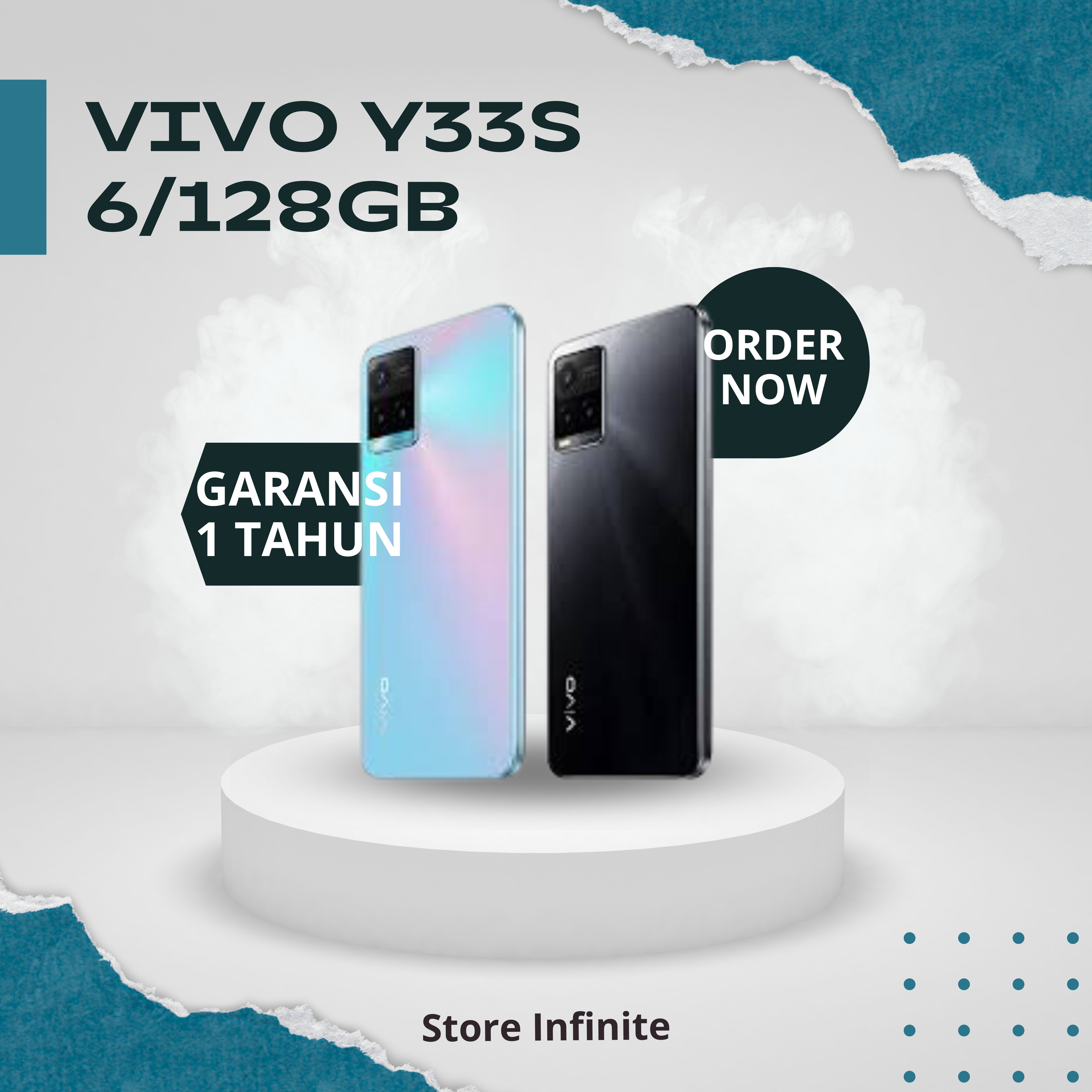 VIVO Y33S RAM 8/256GB FULLSET GARANSI TOKO 1 TAHUN Harga  899,000 Ringgit*Penghantaran Percuma