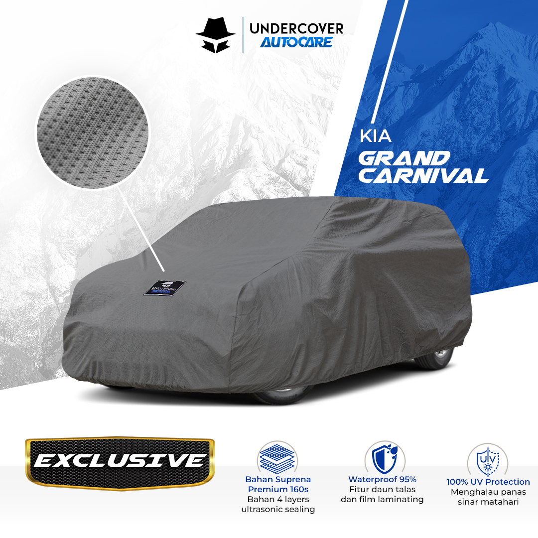 Undercover Autocare - Cover Mobil Kia Grand Carnival Exclusive Harga 1,231,000 rupiah*Gratis Ongkir