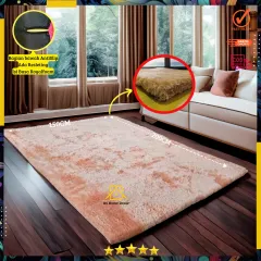 Karpet Bulu Rasfur empuk 200x150x2.5cm Anti slip. | karpet aesthetic|karpet mewah