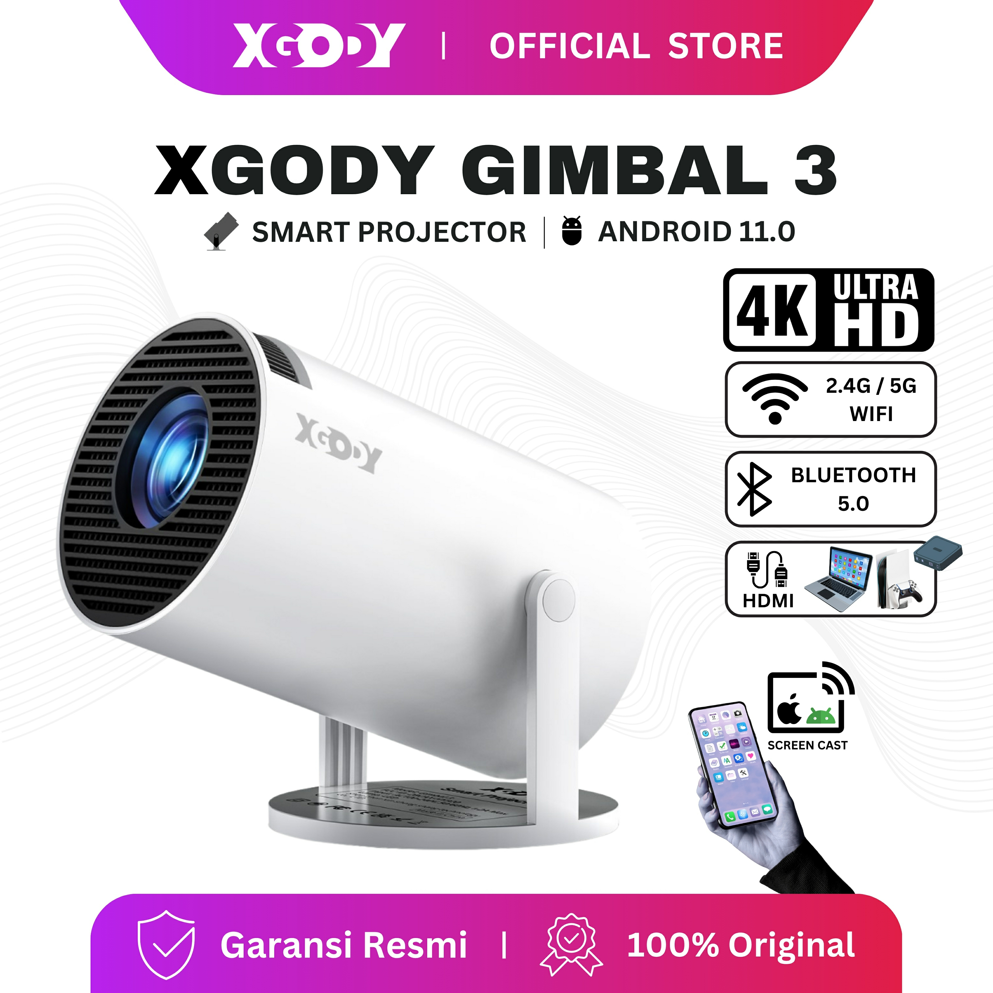 Beli Proyektor Lcd Dengan Fitur Zoom Online Harga Terbaik | Lazada Indonesia