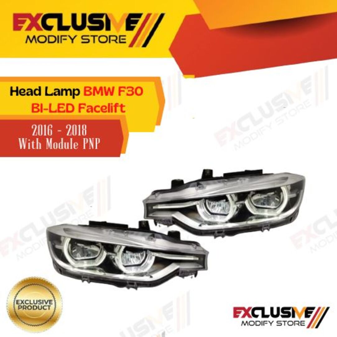 Head lamp BMW F30 bi-led LCI facelift with module pnp 2016 - 2018 Giá 16,000,000 Đồng*Miễn phí vận chuyển