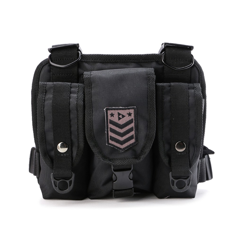 Lazada Indonesia - Brand Revolution – Tas Sport Pria Chest Army Chestbag Black