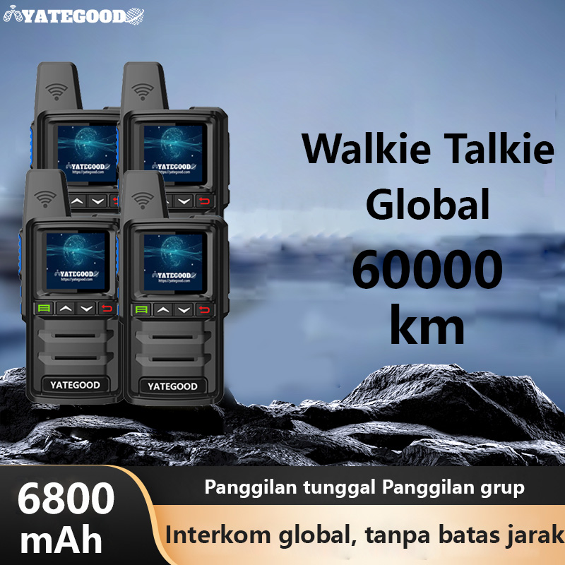 Yategood G380 Walkie-Talkie Unlimited Call System Long Standby Time Portable over 6000 Km 4G/5G Walkie-Talkie Harga  1,772,000 Ringgit*Penghantaran Percuma