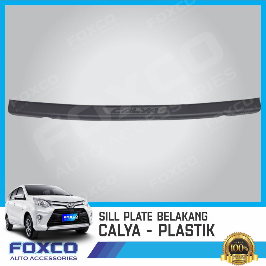 Toyota calya plastic trunk back door rear sillplate Black Harga 110,000 rupiah*Gratis Ongkir
