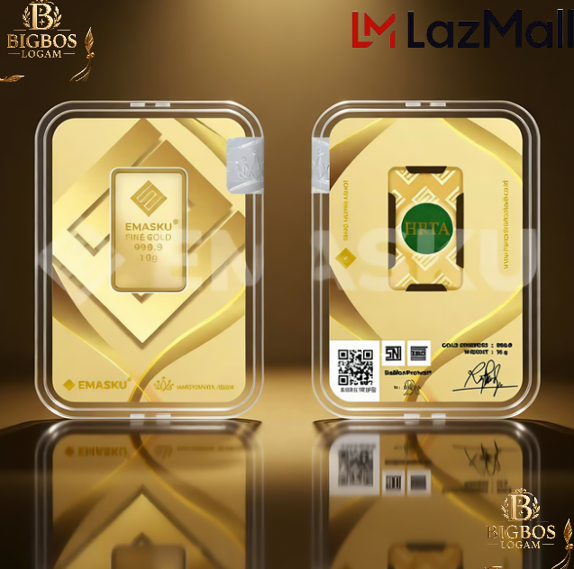 Precious Metals/Gold Bars Original Emasku Harga 1,544,000 rupiah*Gratis Ongkir