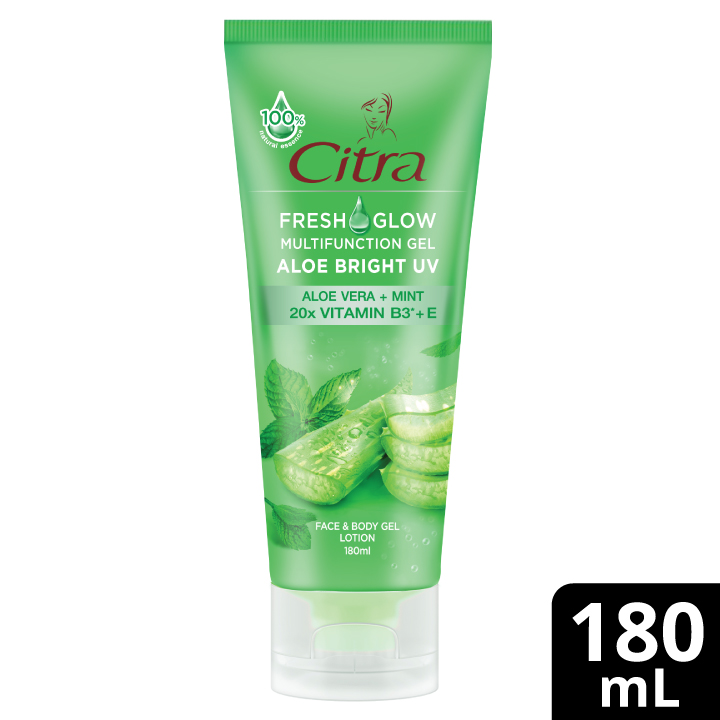 Lazada Indonesia - Citra Gel Multifungsi Aloe Bright Uv 180Ml – Soothing Gel Aloevera, Multifunction Gel, Aloe Vera Lotion